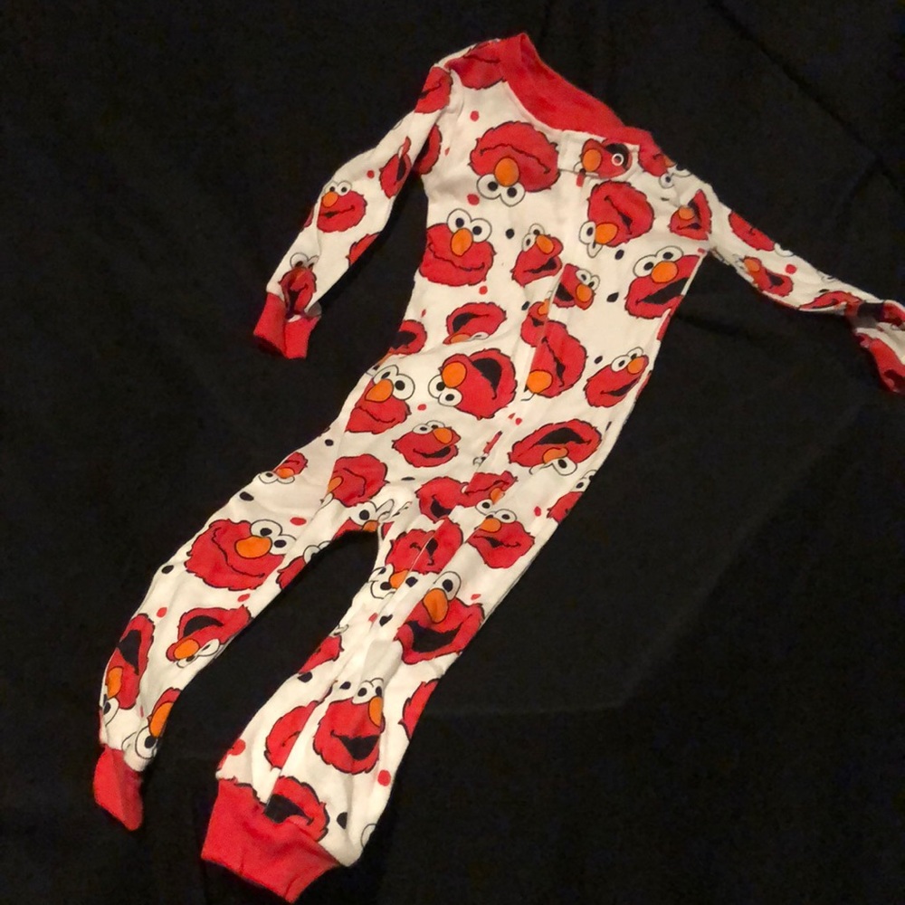 Elmo sleeper pajamas